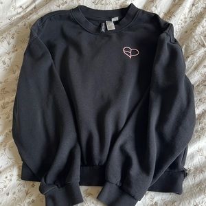 H&M cropped blackpink sweatshirt